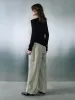 Asymmetric Skinny Knitted T-Shirt sold by Urban Revivo