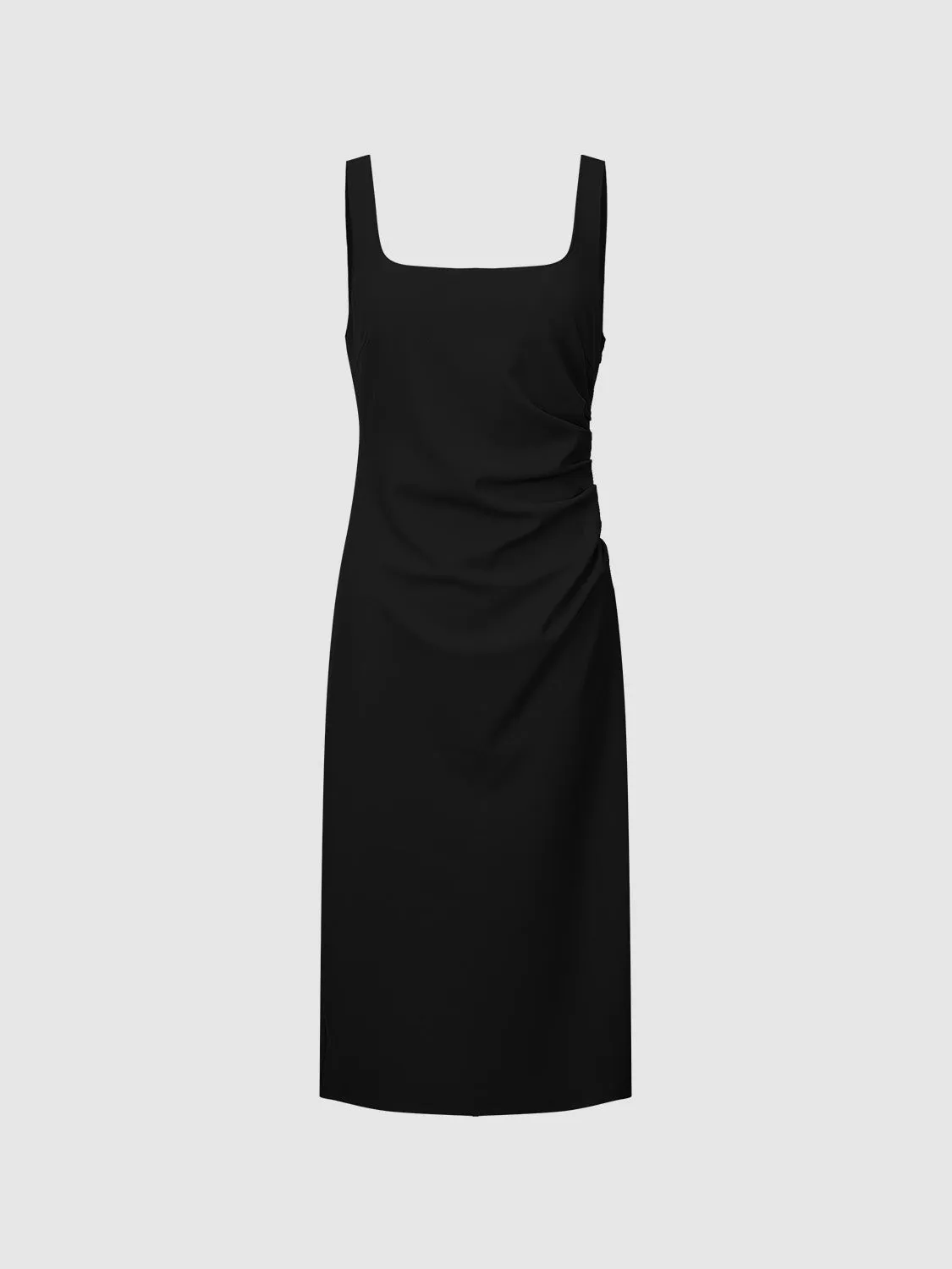 Sleeveless Square-cut Collar Skinny Dress sold by Urban Revivo product image thumbnail 2