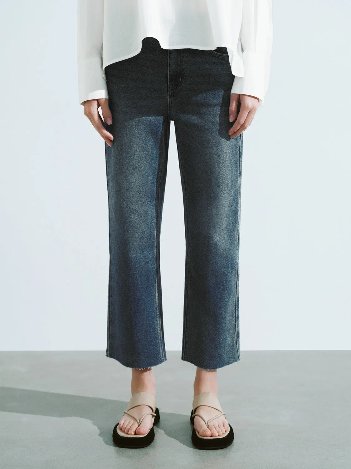 Skinny Straight Jeans sold by Urban Revivo product image thumbnail 2