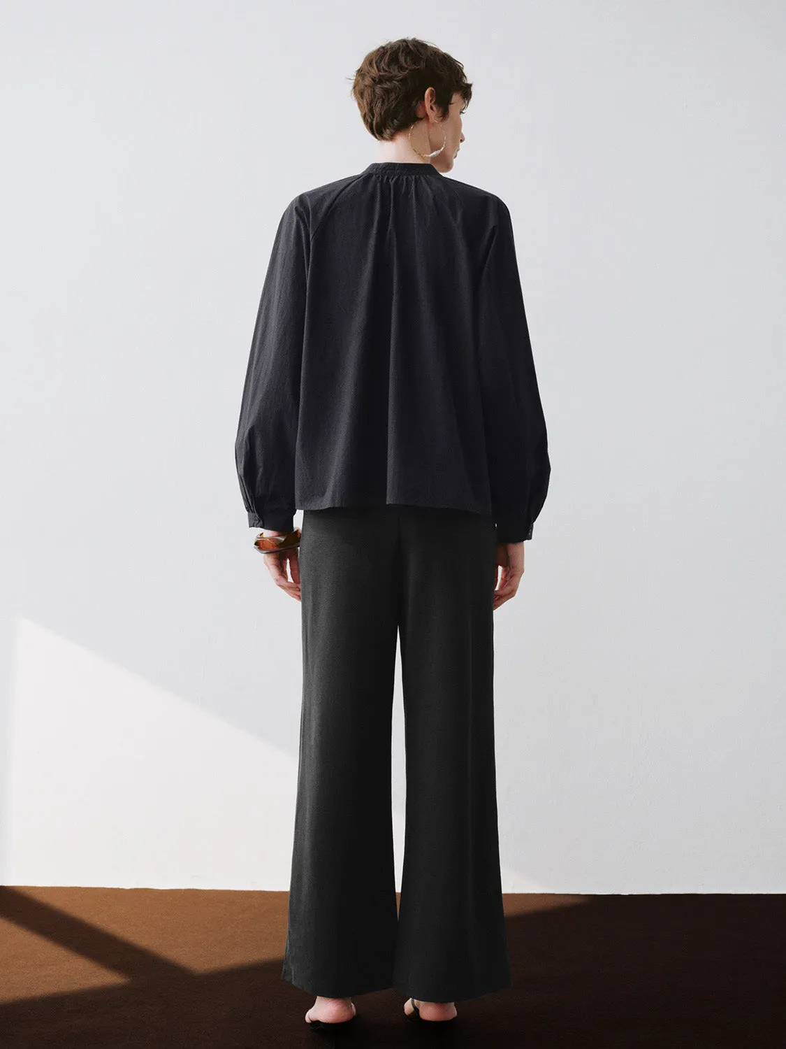 V-Neck Oversized Blouse sold by Urban Revivo product image thumbnail 4