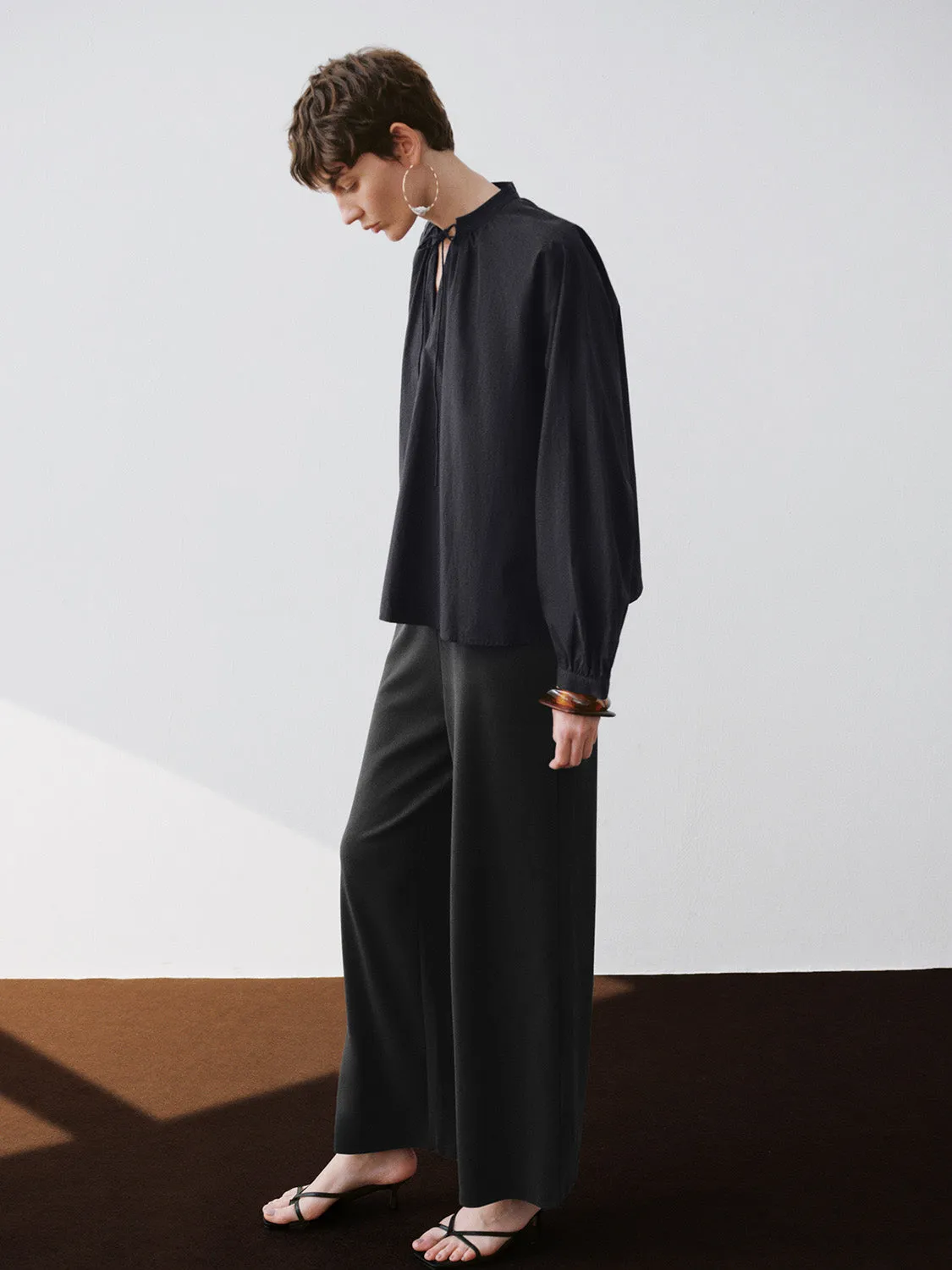 V-Neck Oversized Blouse sold by Urban Revivo product image thumbnail 5