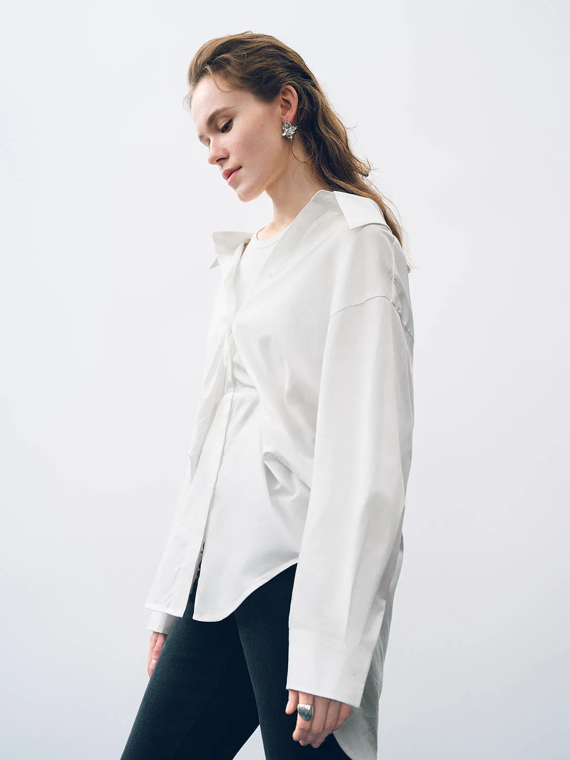 2 In 1 Straight Loose Blouse sold by Urban Revivo product image thumbnail 3