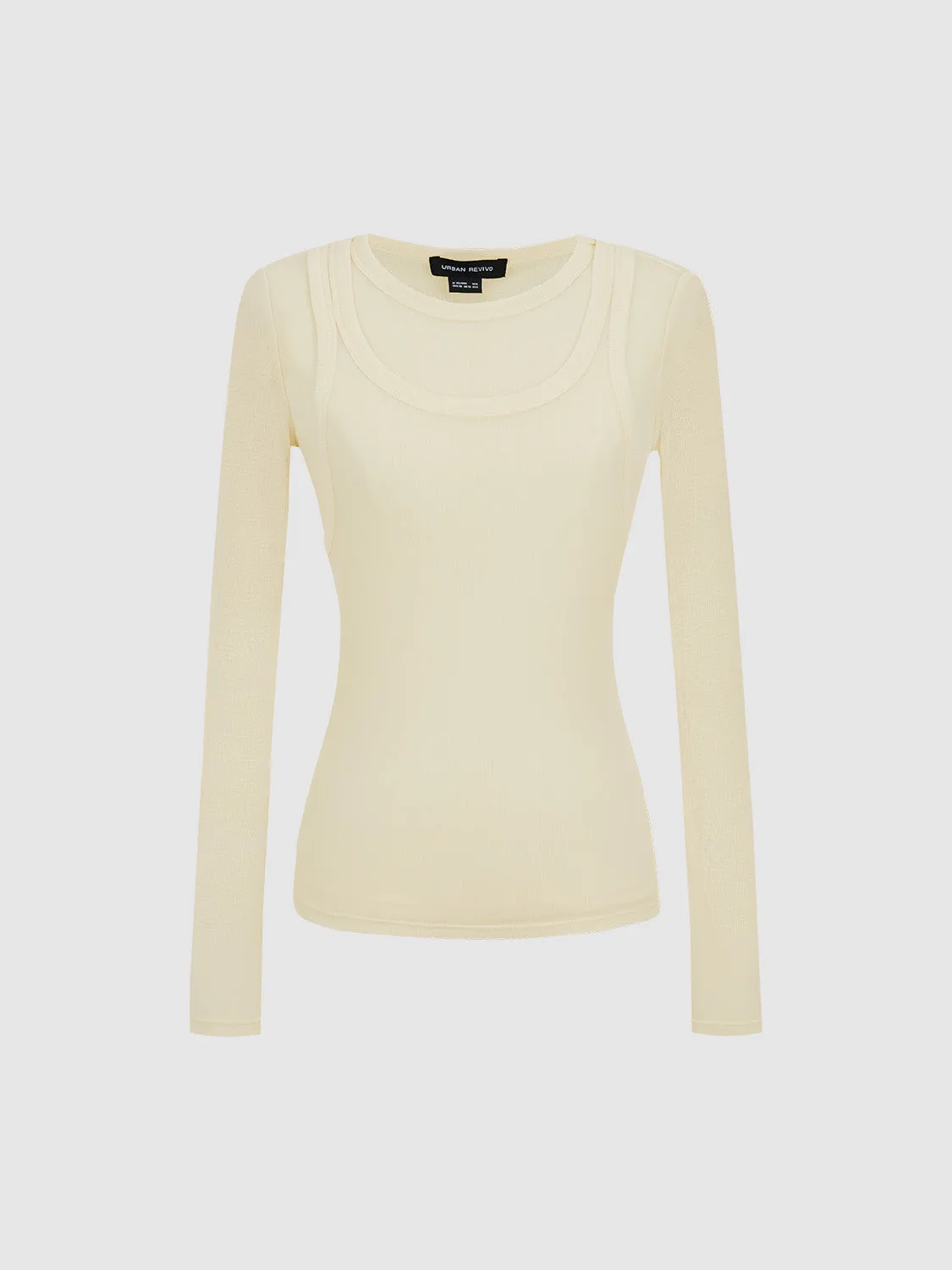 2 In 1 Skinny T-Shirt sold by Urban Revivo product image thumbnail 2