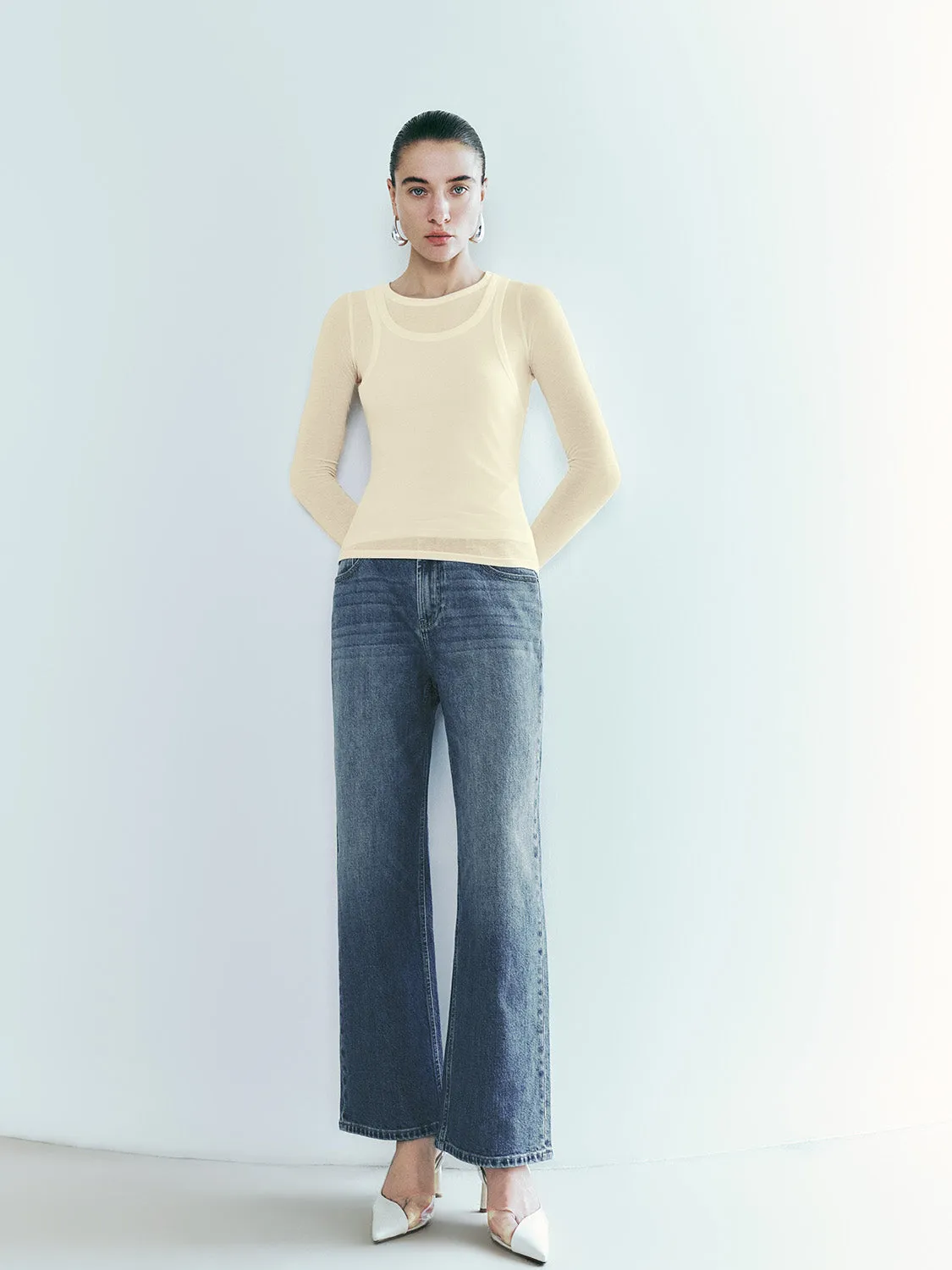 2 In 1 Skinny T-Shirt sold by Urban Revivo product image thumbnail 5