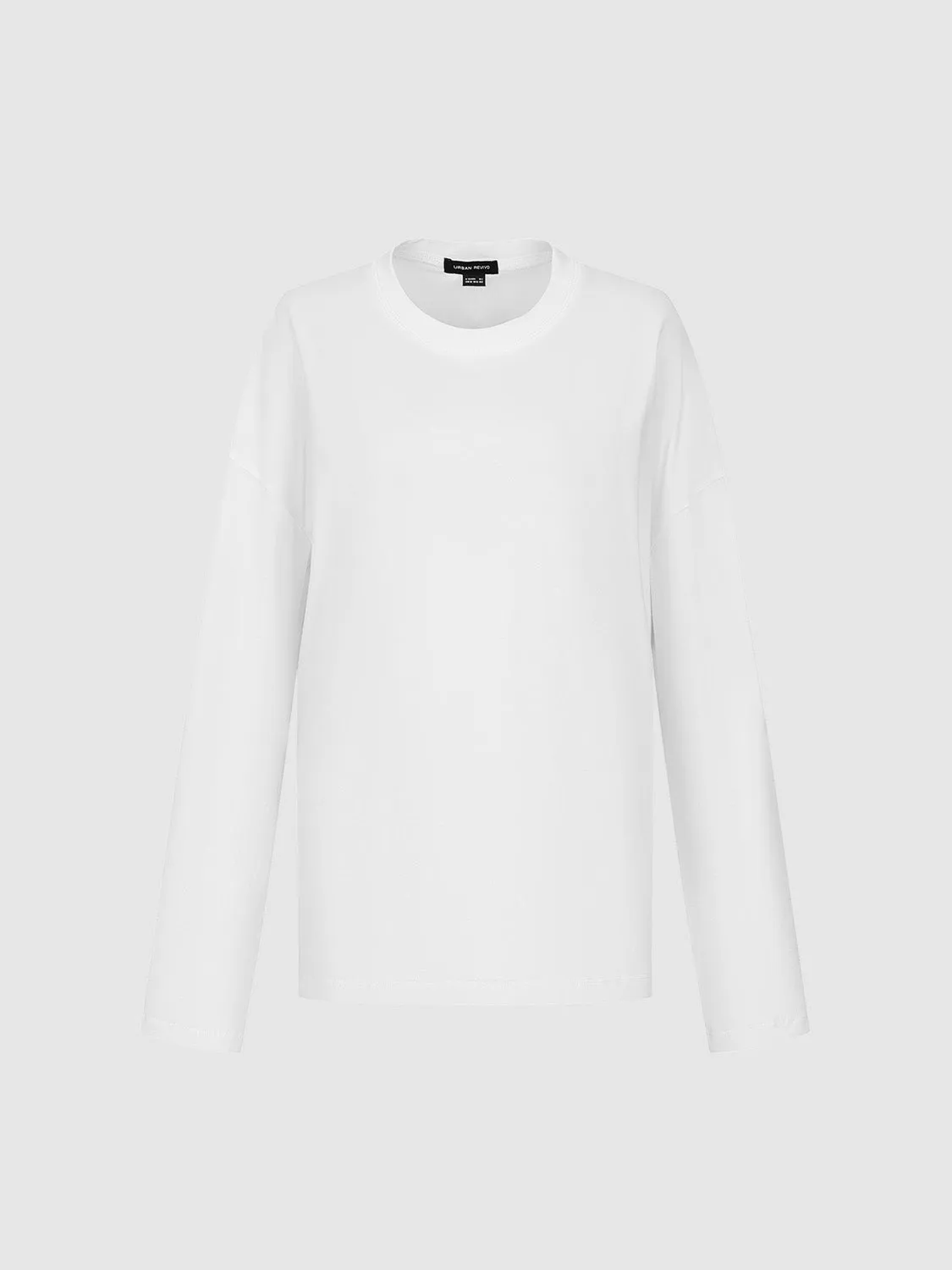Crew Neck Oversized T-Shirt sold by Urban Revivo product image thumbnail 2