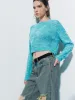 Crew Neck Loose Knitted T-Shirt sold by Urban Revivo