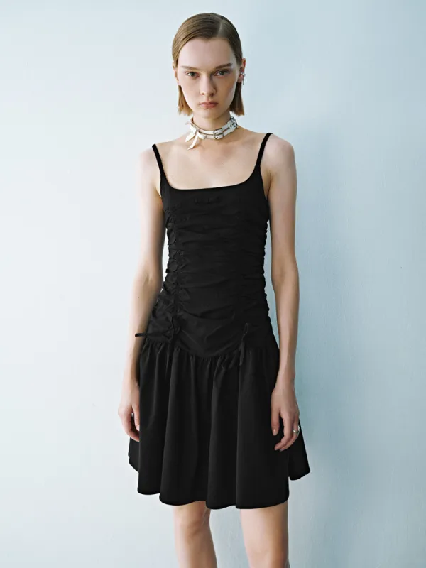 Ruched Skinny A-Line Cami Dress sold by Urban Revivo