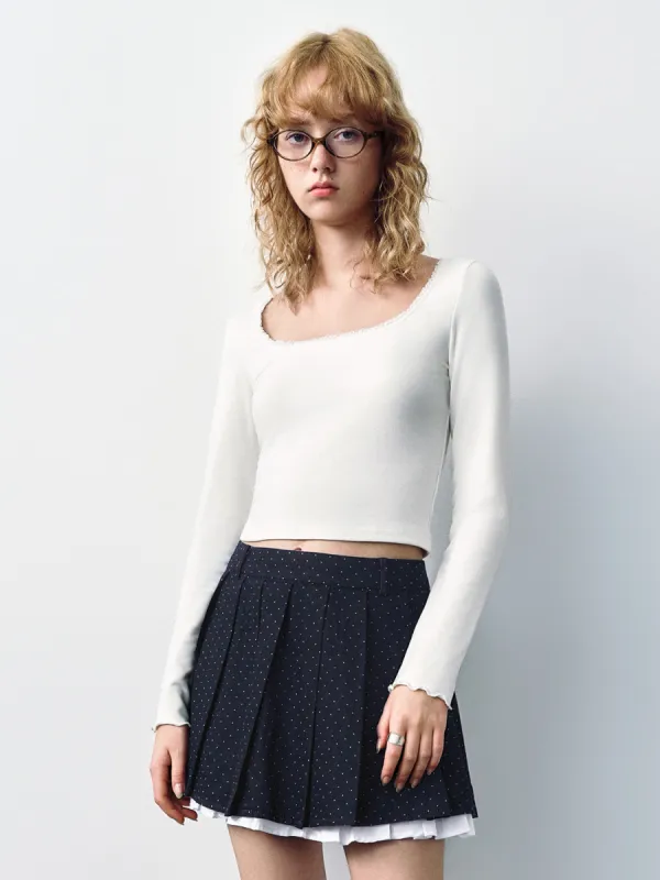 U Neck Skinny T-Shirt sold by Urban Revivo