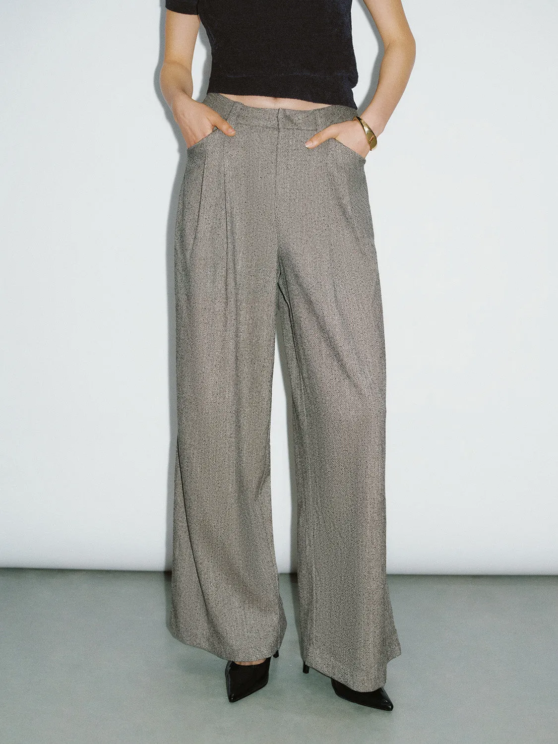 Wide-Leg Pants sold by Urban Revivo product image thumbnail 2
