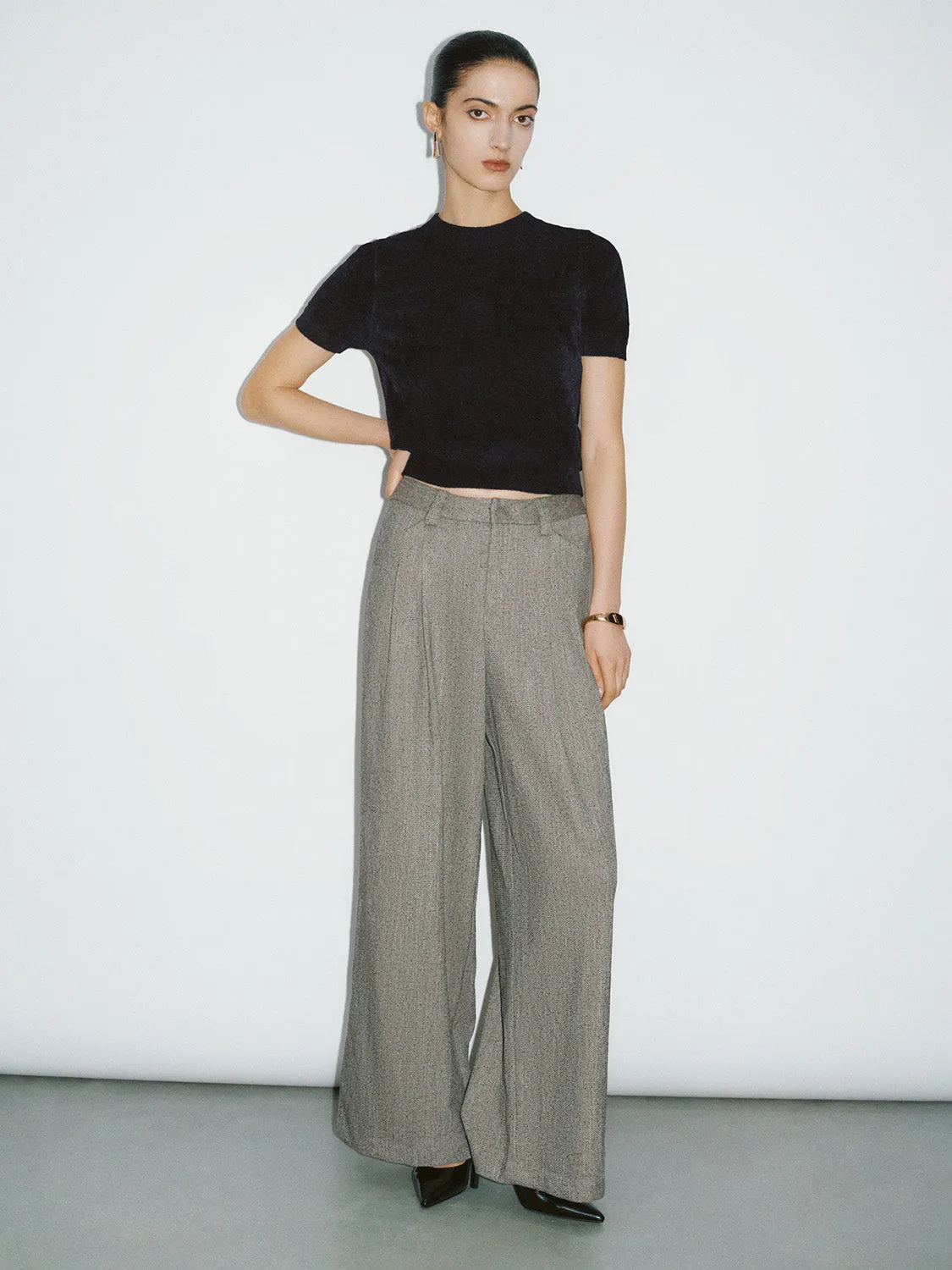 Wide-Leg Pants sold by Urban Revivo product image thumbnail 5