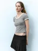 Crew Neck Skinny T-Shirt sold by Urban Revivo