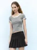 Crew Neck Skinny T-Shirt sold by Urban Revivo