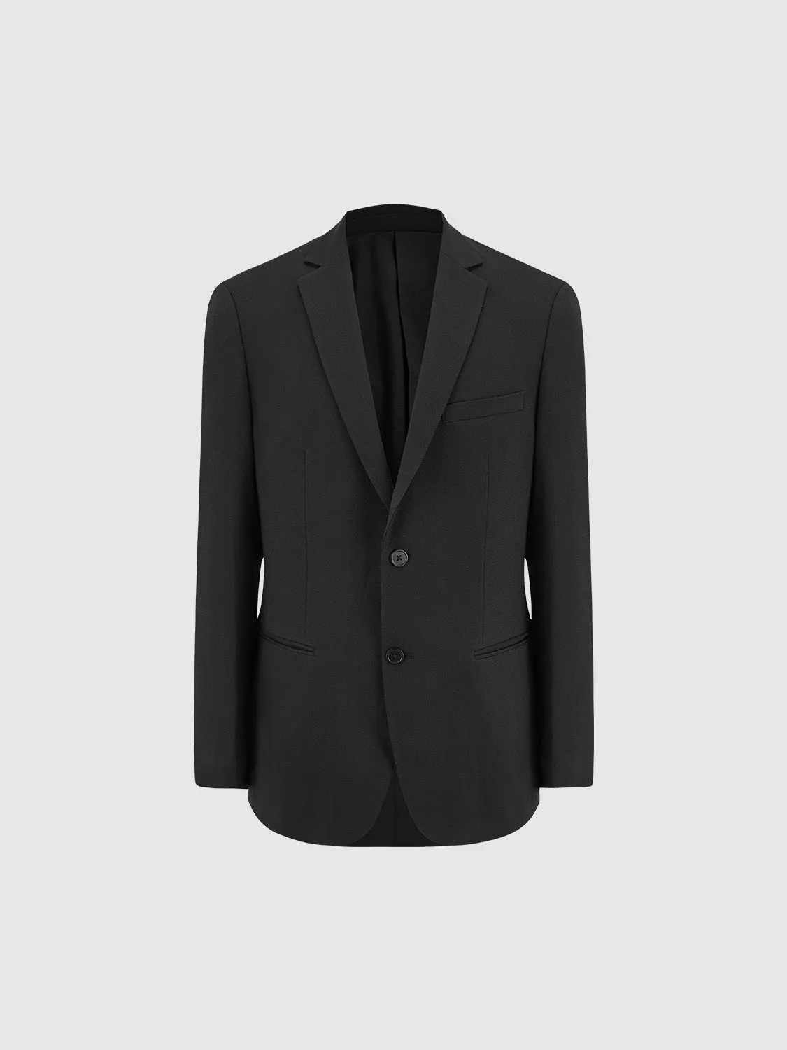 Notch Lapel Straight Blazer sold by Urban Revivo product image thumbnail 3
