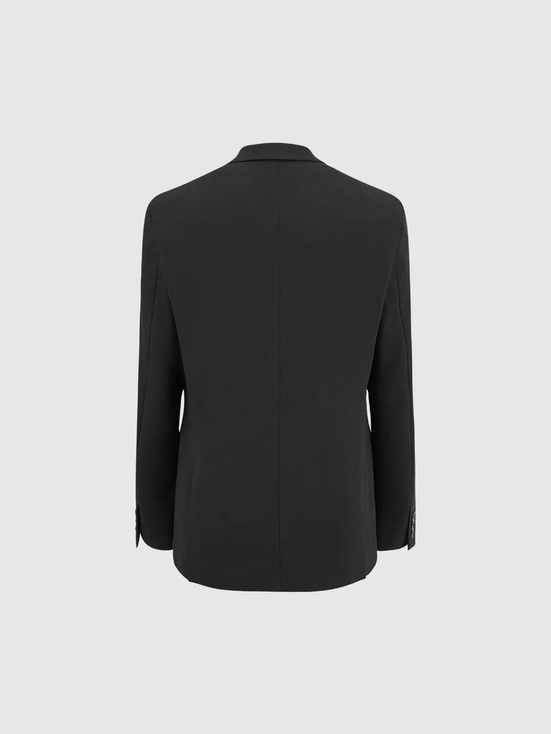 Notch Lapel Straight Blazer sold by Urban Revivo product image thumbnail 2