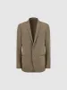 Notch Lapel Straight Blazer sold by Urban Revivo