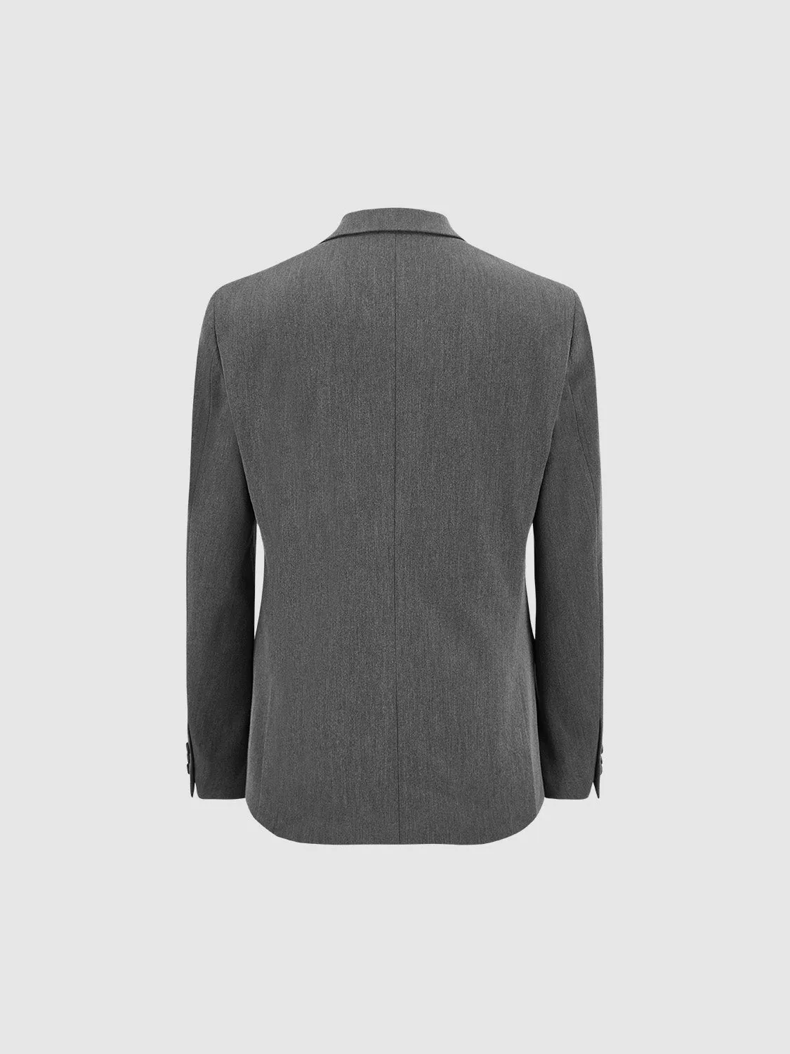 Notch Lapel Straight Blazer sold by Urban Revivo product image thumbnail 2