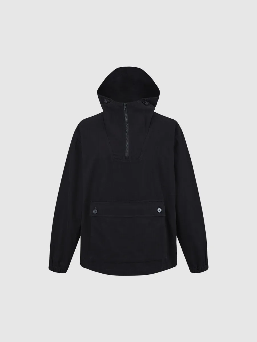 Zip Half Placket Loose Overhead Shirt sold by Urban Revivo