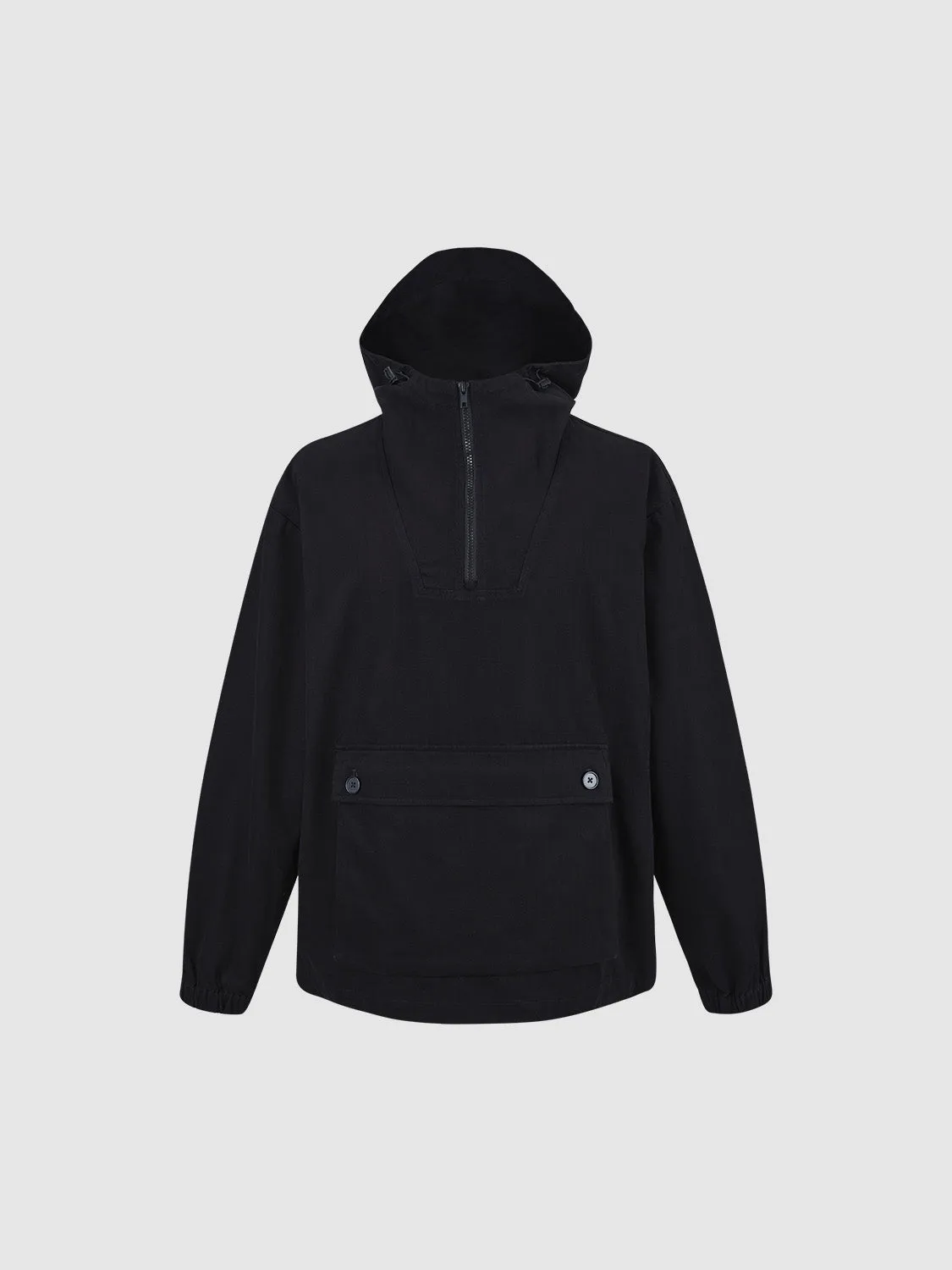 Zip Half Placket Loose Overhead Shirt sold by Urban Revivo product image thumbnail 3