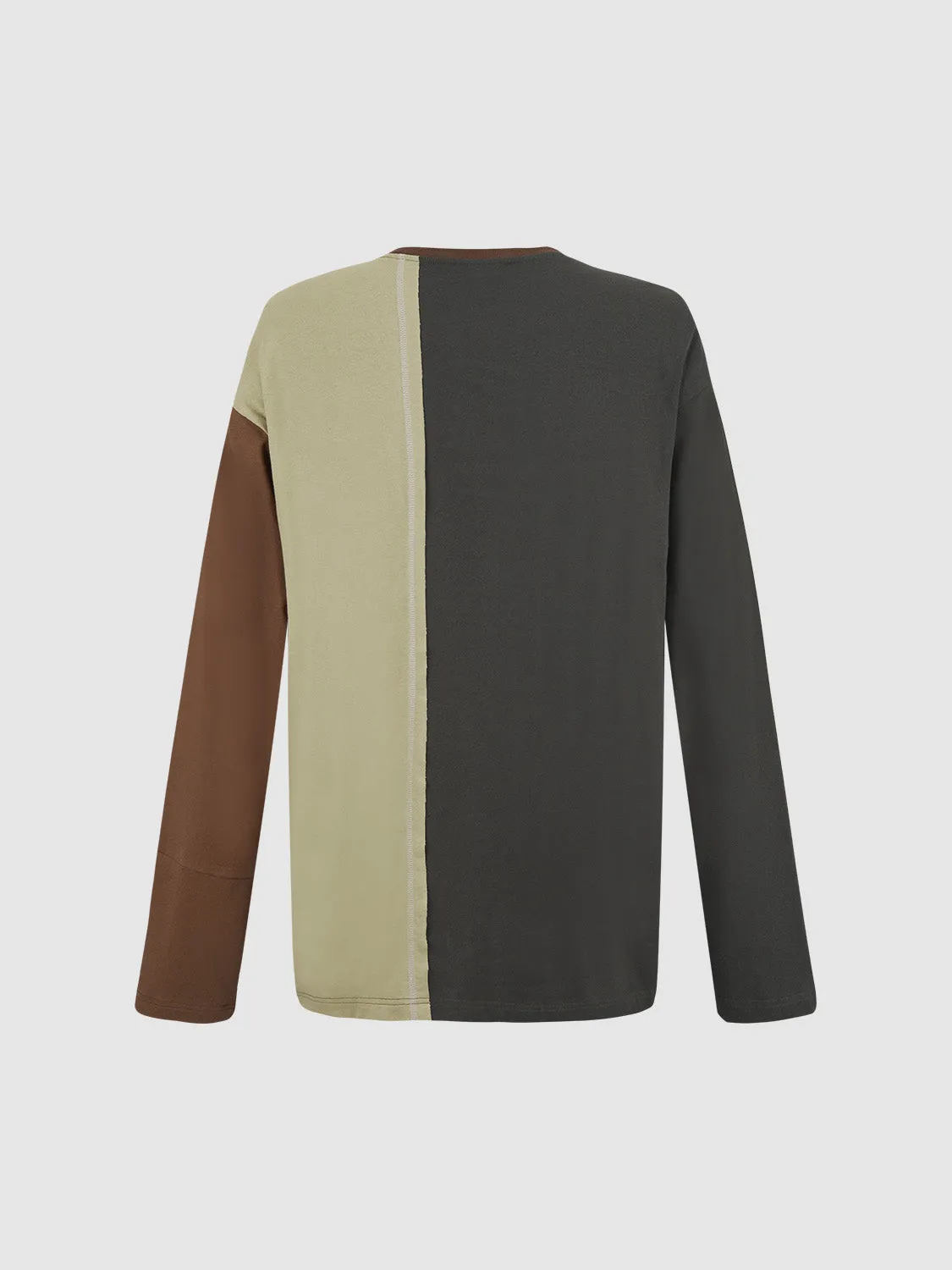 Printed Crew Neck Loose T-Shirt sold by Urban Revivo product image thumbnail 2