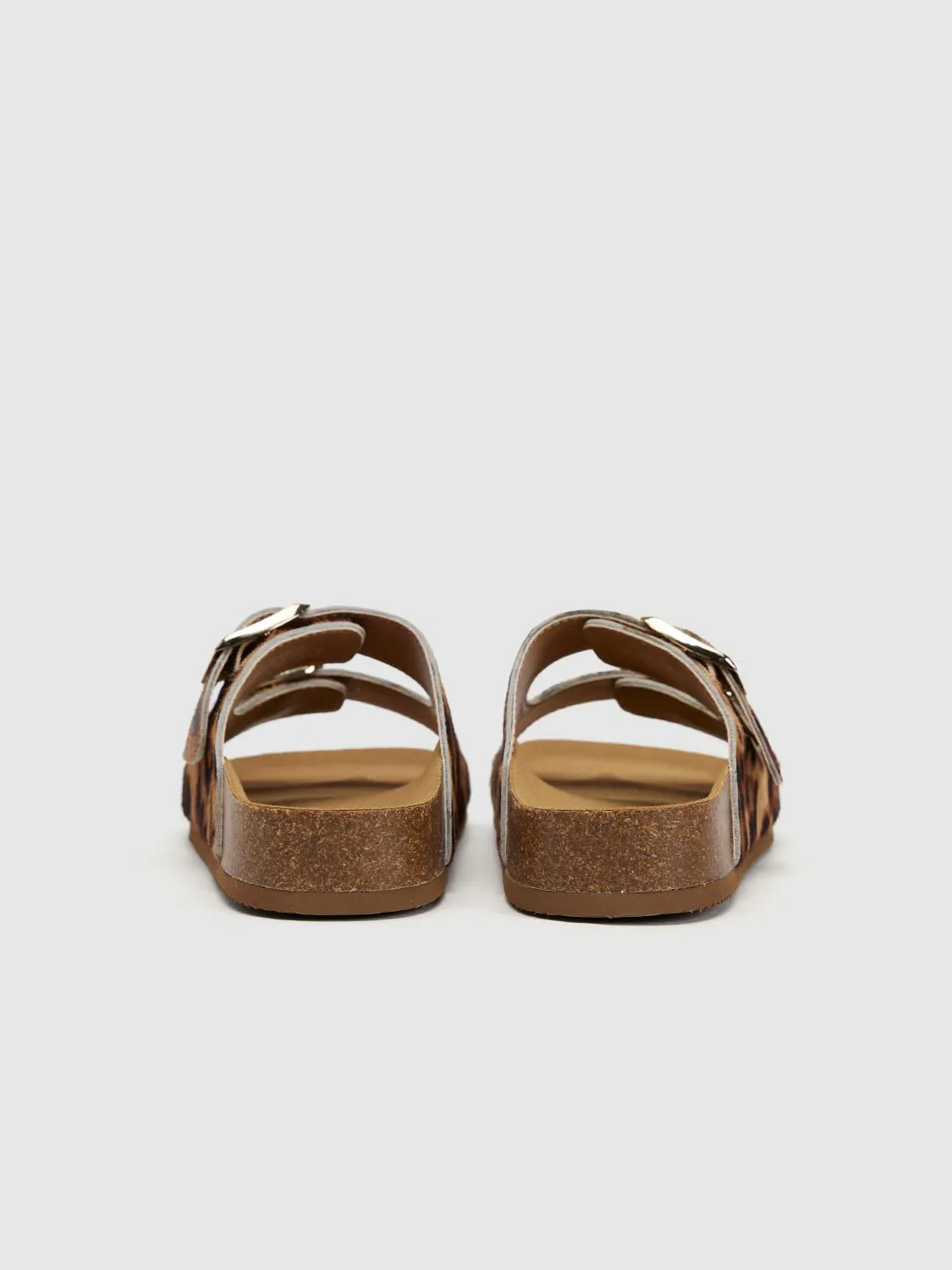 Leopard Printed Double Straped Slippers sold by Urban Revivo product image thumbnail 3