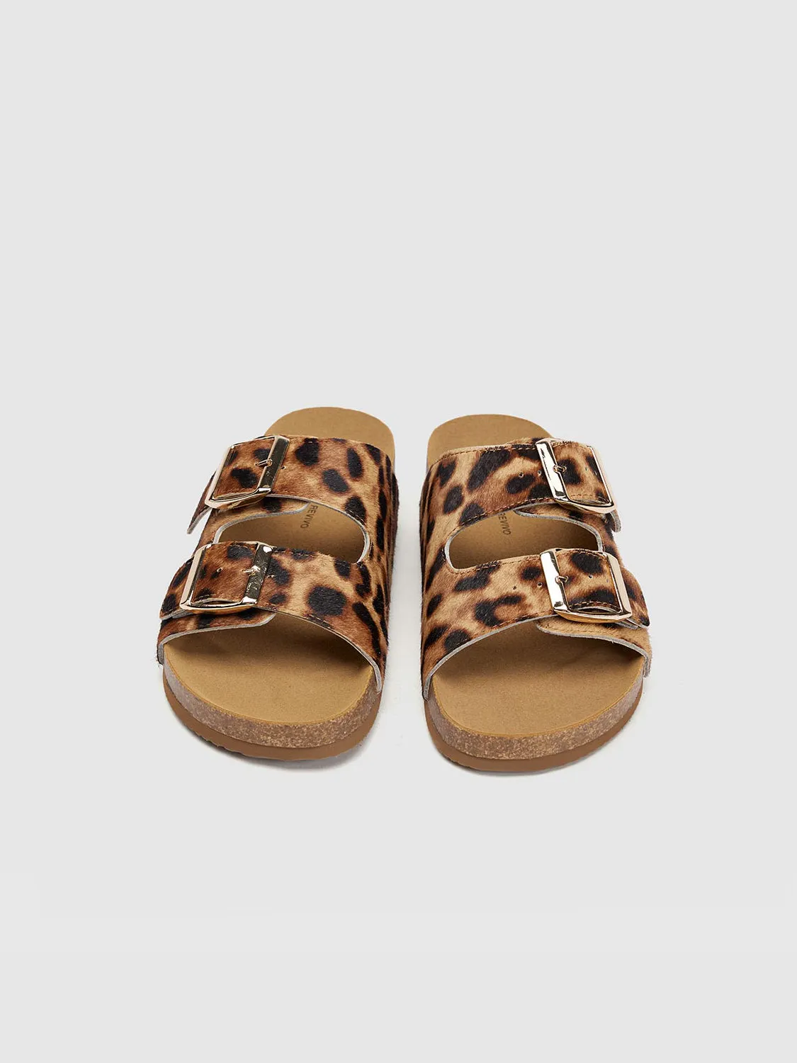 Leopard Printed Double Straped Slippers sold by Urban Revivo product image thumbnail 4