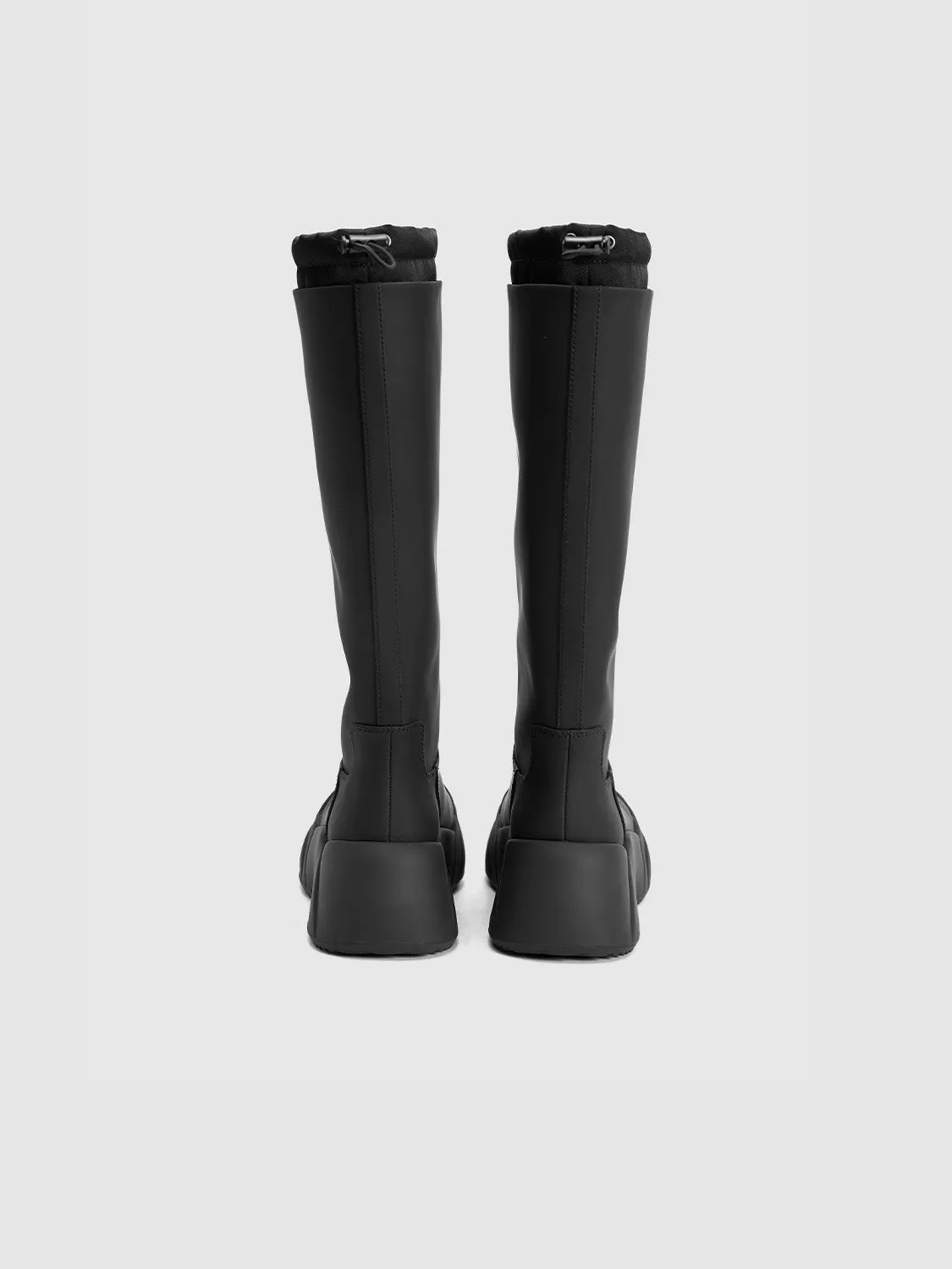 Round Toe Knee Boots sold by Urban Revivo product image thumbnail 3