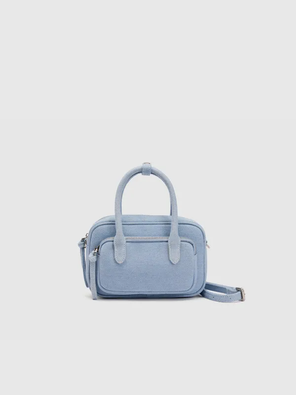 Denim Bowler Bag sold by Urban Revivo