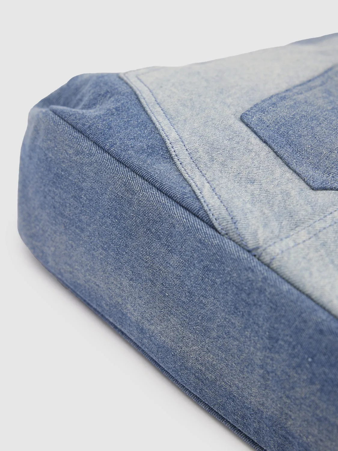 Denim Tote Bag sold by Urban Revivo product image thumbnail 5