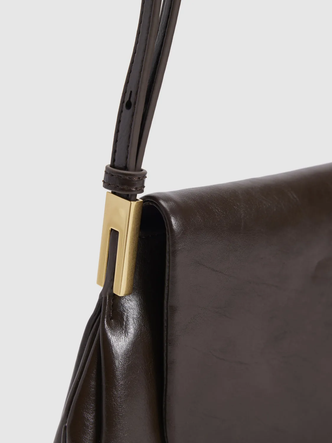 Vegan Leather Shoulder Bag sold by Urban Revivo product image thumbnail 5