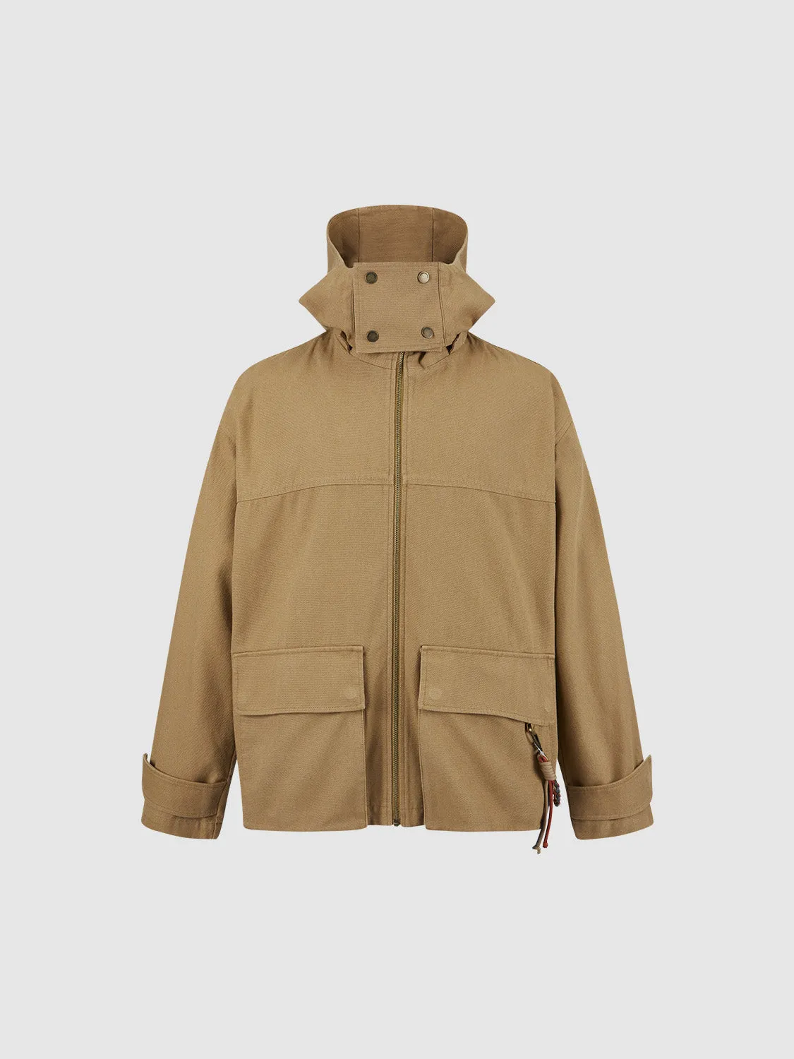 Zipper Front Oversized Jacket sold by Urban Revivo product image thumbnail 3