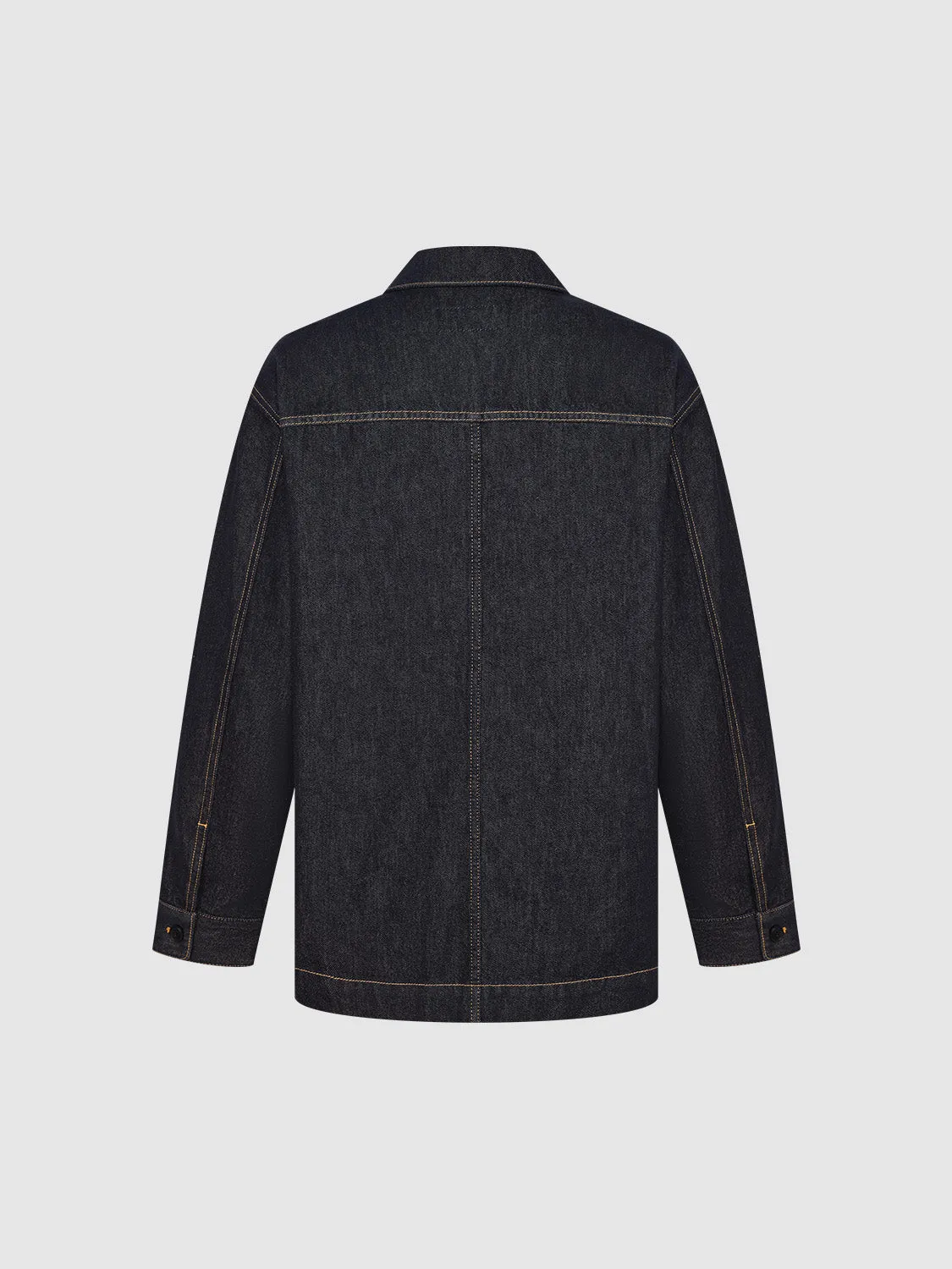 Button Up Loose Denim Jacket sold by Urban Revivo product image thumbnail 2