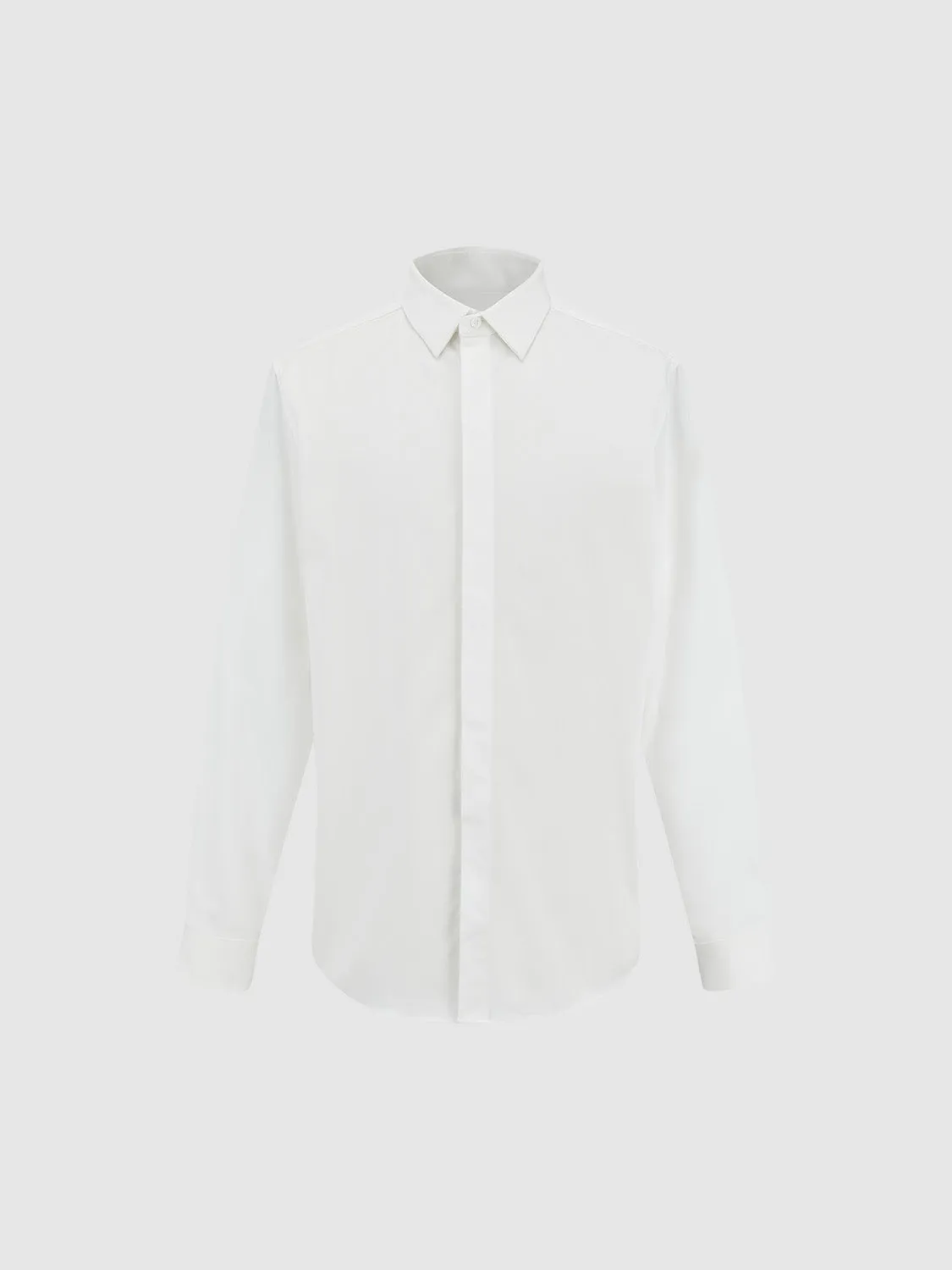 Button Up Straight Shirt sold by Urban Revivo