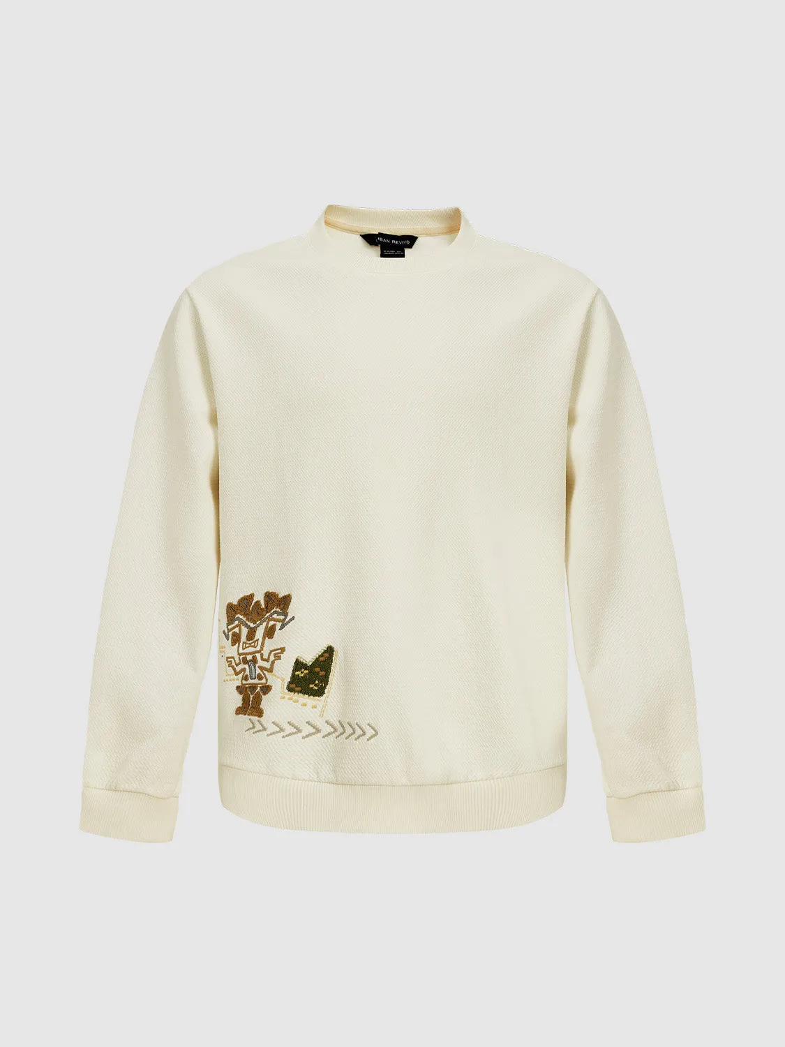 Printed Crew Neck Sweatshirt sold by Urban Revivo product image thumbnail 3