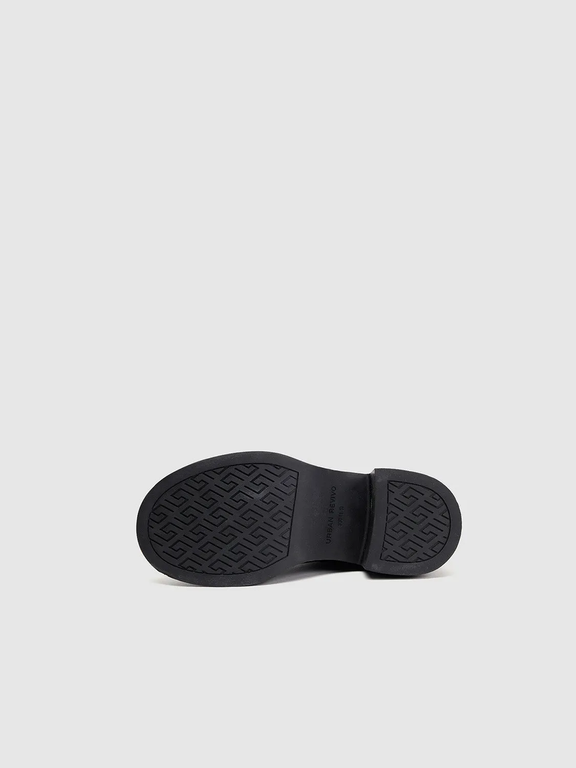 Vegan Leather Round Toe Booties sold by Urban Revivo product image thumbnail 4