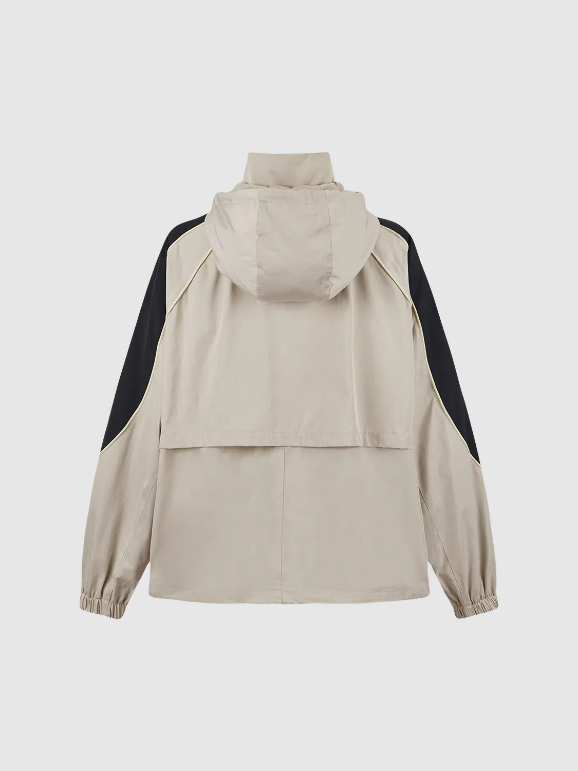 Zipper Front Hooded Oversized Jacket sold by Urban Revivo product image thumbnail 2