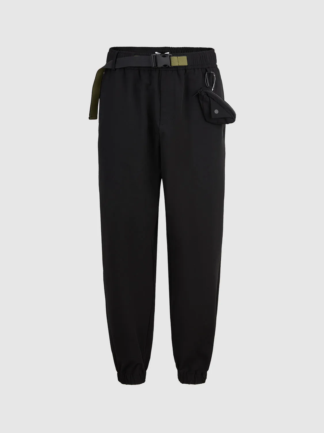 Loose Jogger Pants With Buckle sold by Urban Revivo