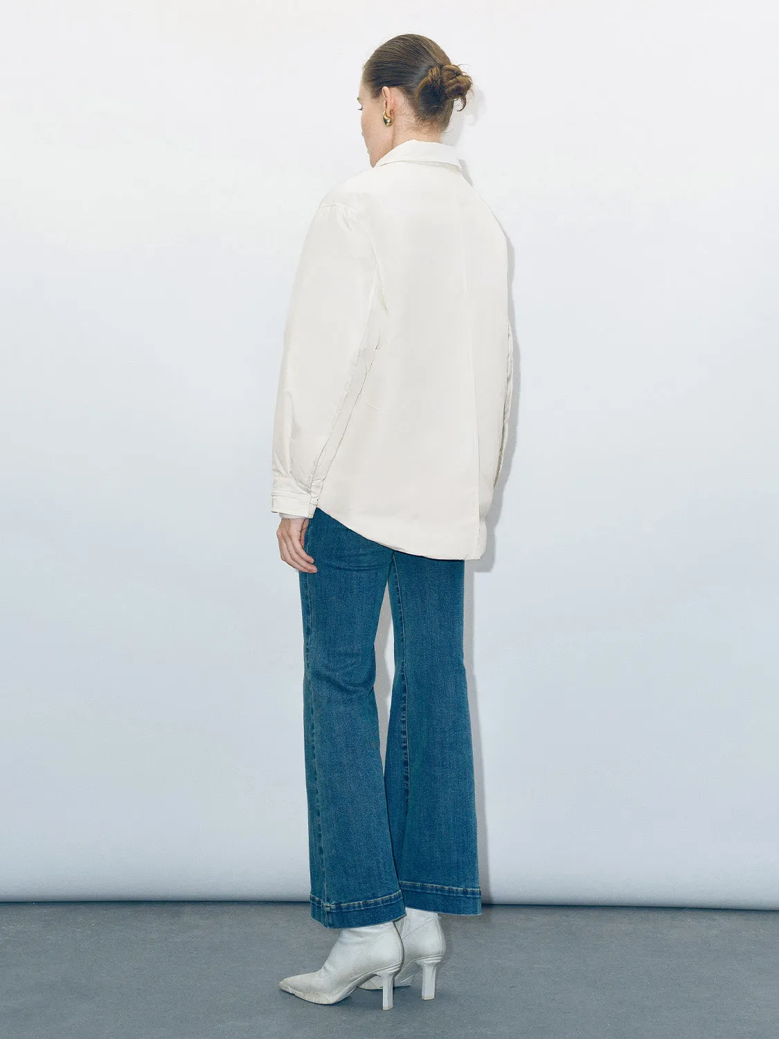 Quilted Embossed Loose Down Jacket sold by Urban Revivo product image thumbnail 4