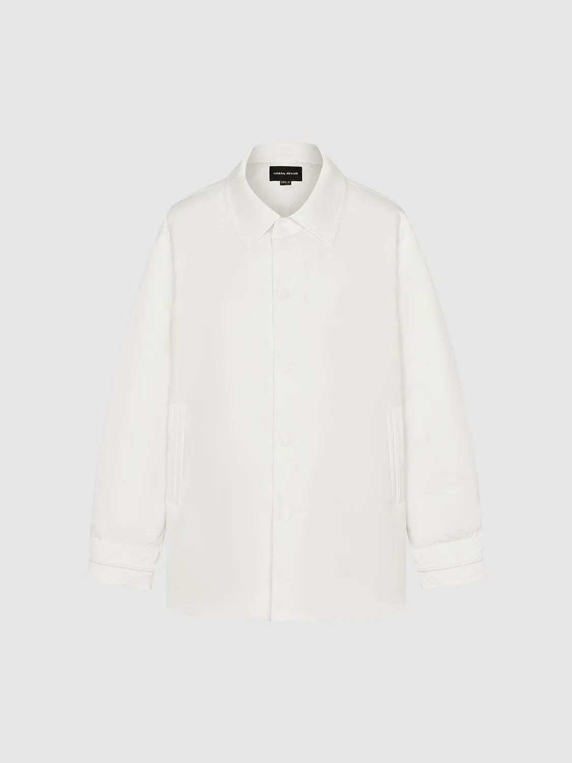 Quilted Embossed Loose Down Jacket sold by Urban Revivo product image thumbnail 2