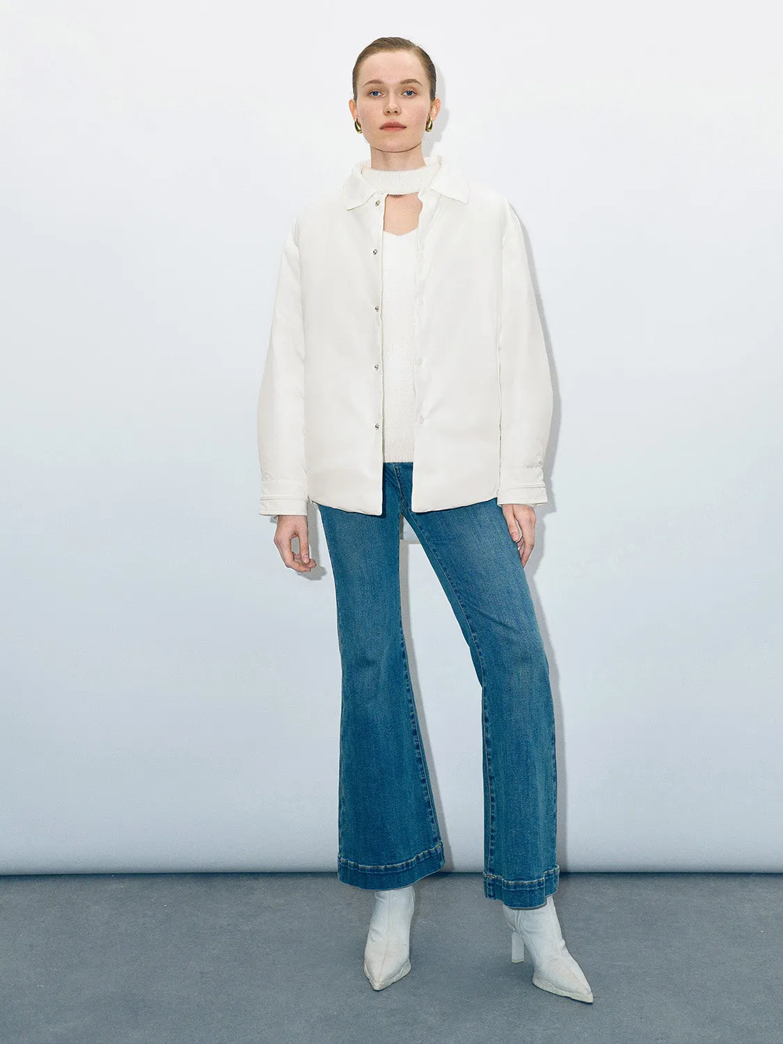 Quilted Embossed Loose Down Jacket sold by Urban Revivo product image thumbnail 5