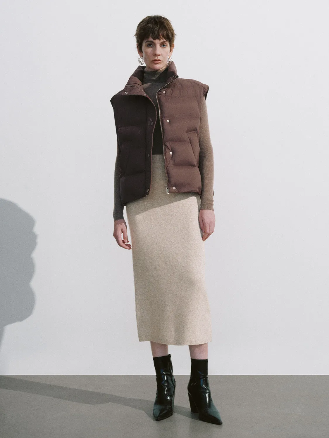 Straight Padded Waistcoat sold by Urban Revivo product image thumbnail 5