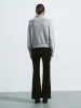 Collared Neck Loose Knitted Cardigan sold by Urban Revivo