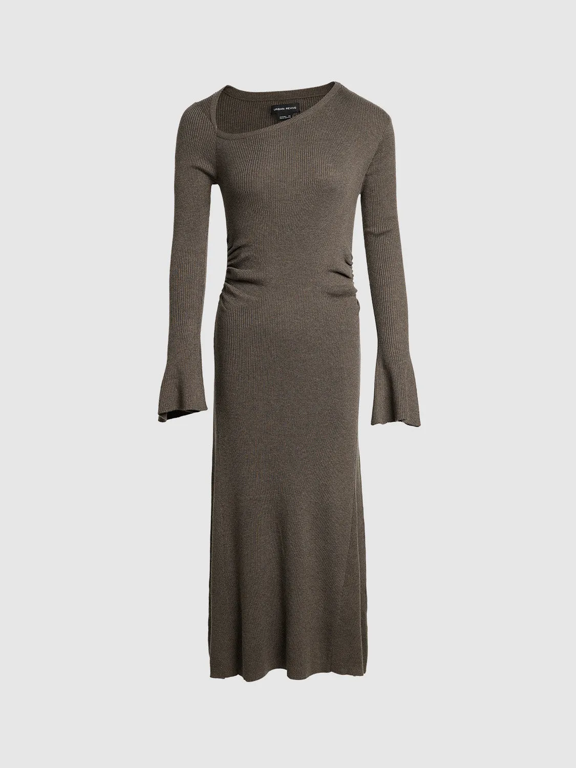 One Shoulder Skinny Knitted Dress sold by Urban Revivo product image thumbnail 2