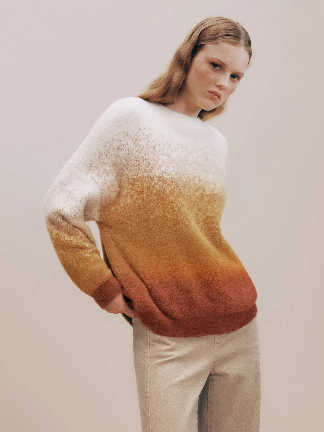 Crew Neck Loose Knitted T-Shirt sold by Urban Revivo product image thumbnail 3