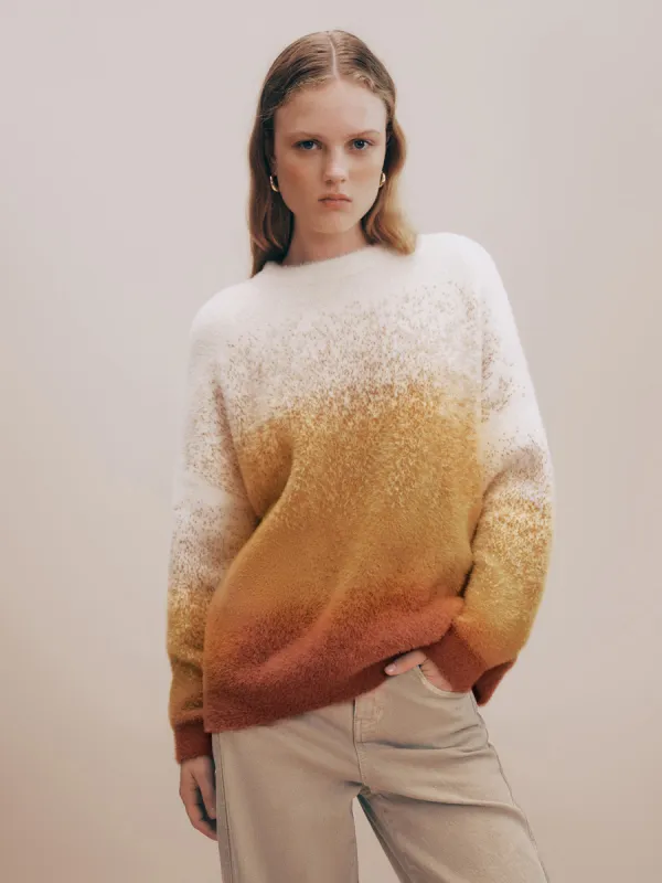 Crew Neck Loose Knitted T-Shirt sold by Urban Revivo