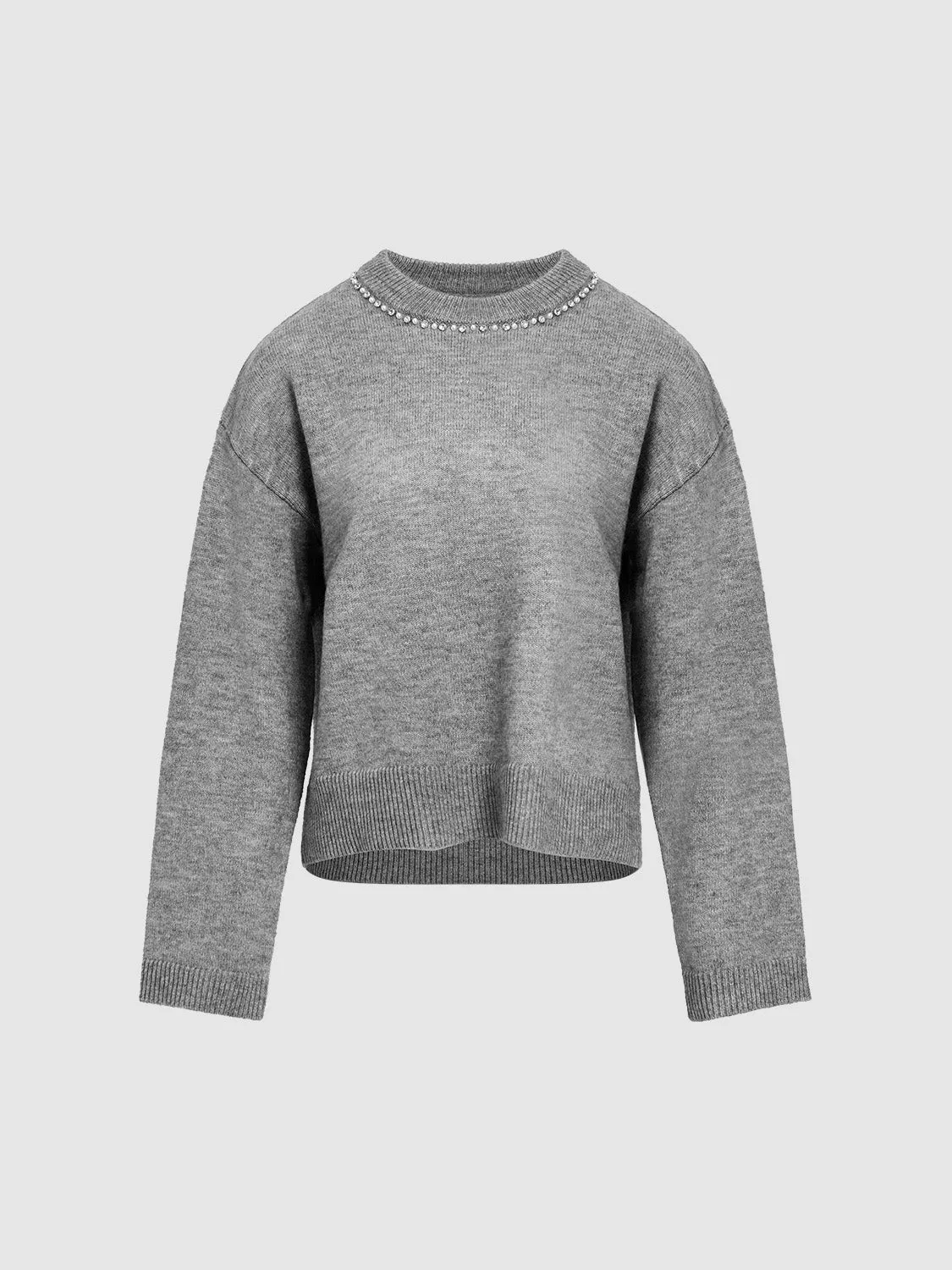 Crew Neck Knitted T-Shirt sold by Urban Revivo product image thumbnail 2