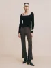 2 In 1 Crew Neck Skinny Knitted T-Shirt sold by Urban Revivo