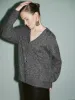 V-Neck Loose Knitted T-Shirt sold by Urban Revivo