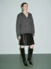 V-Neck Loose Knitted T-Shirt sold by Urban Revivo