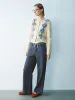 Argyle Printed Crew Neck Knitted Cardigan sold by Urban Revivo