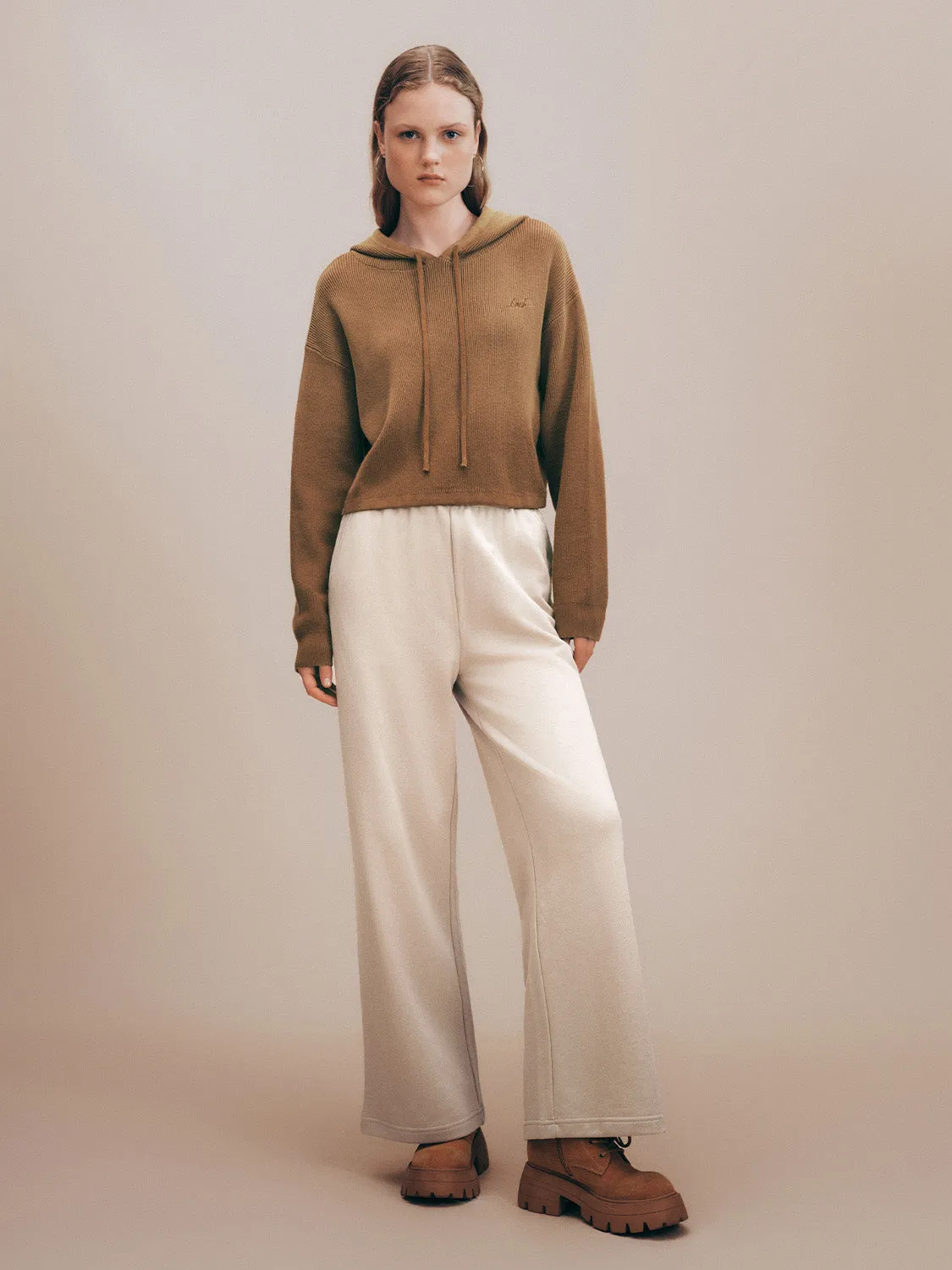 Gradient Hooded Knitted T-Shirt sold by Urban Revivo product image thumbnail 5